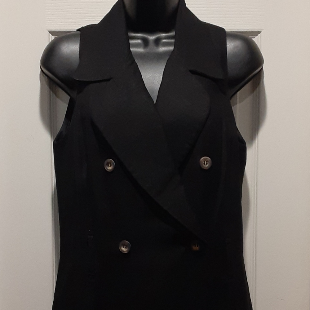 Double breasted work dress